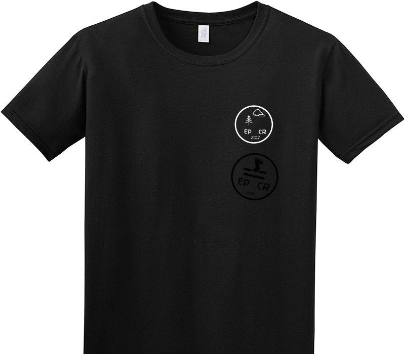 Custom Adult Soft Style 100% Cotton Black T-Shirt