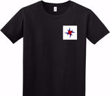 Custom Adult Soft Style 100% Cotton Black T-Shirt