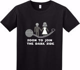 Custom Adult Soft Style 100% Cotton Black T-Shirt