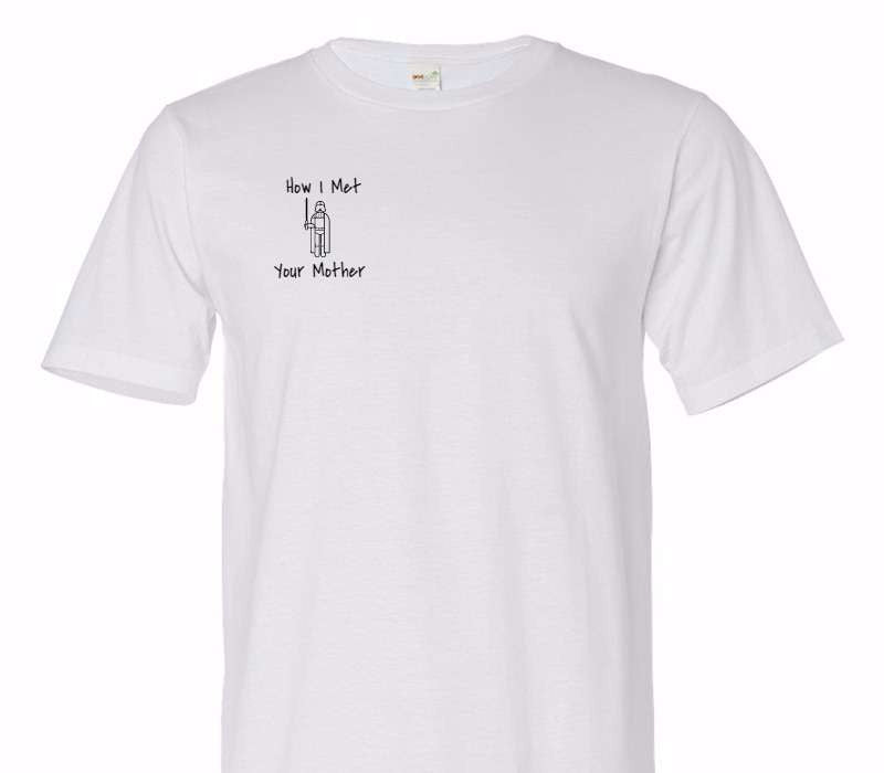 Custom Adult 100% Organic Cotton White T-Shirt