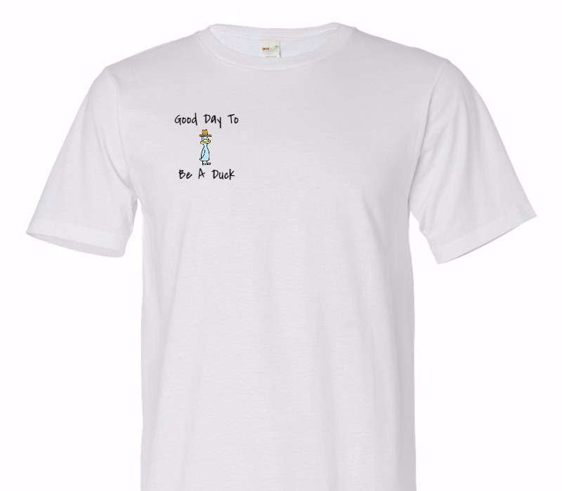 Custom Adult 100% Organic Cotton White T-Shirt
