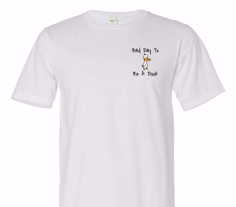 Custom Adult 100% Organic Cotton White T-Shirt