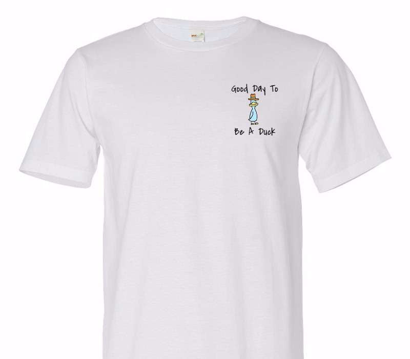 Custom Adult 100% Organic Cotton White T-Shirt