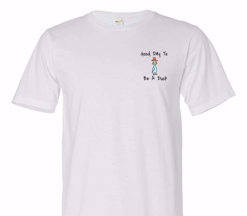 Custom Adult 100% Organic Cotton White T-Shirt
