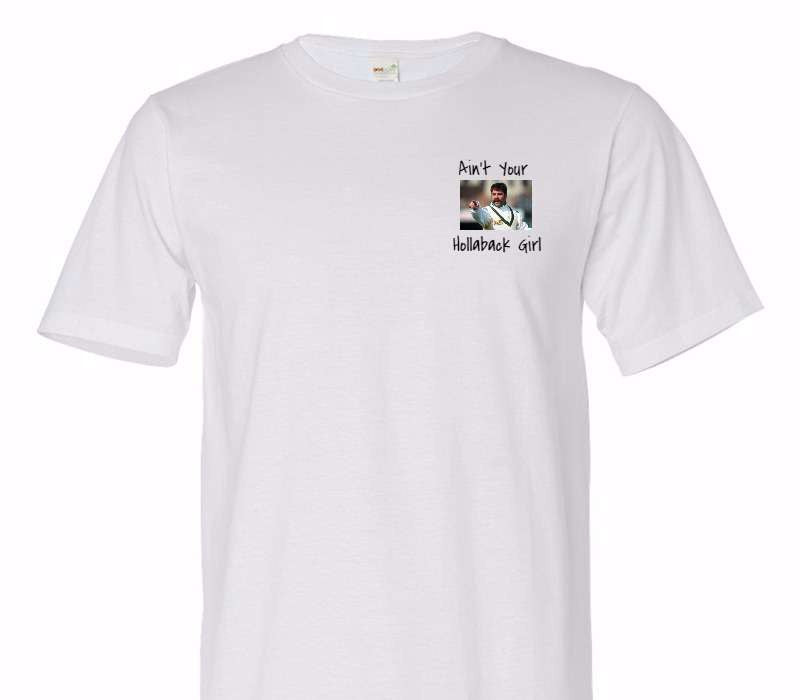 Custom Adult 100% Organic Cotton White T-Shirt