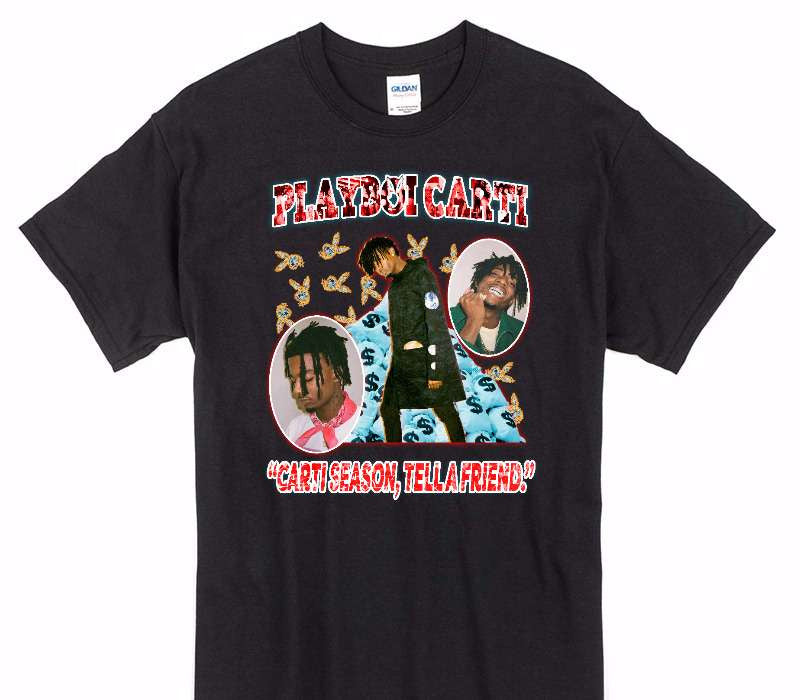 Custom Gildan 100% Cotton Black T-Shirt