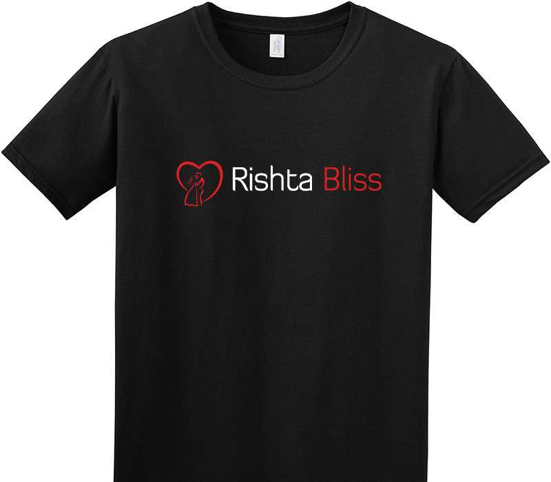 Custom Adult Soft Style 100% Cotton Black T-Shirt