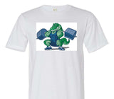 Custom Adult 100% Organic Cotton White T-Shirt