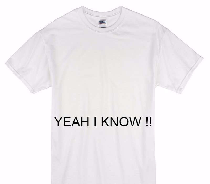 Custom Gildan 100% Cotton White T-Shirt