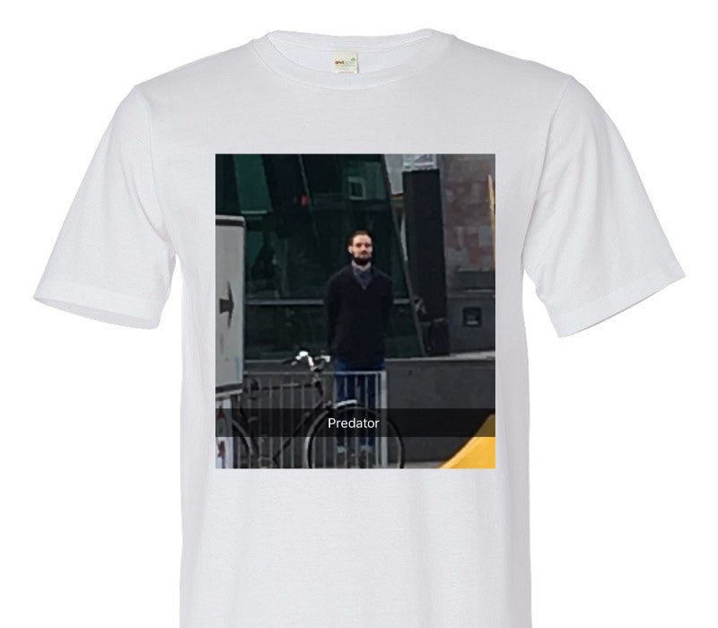 Custom Adult 100% Organic Cotton White T-Shirt