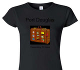 Custom Womens Soft Style 100% Cotton Black T-Shirt