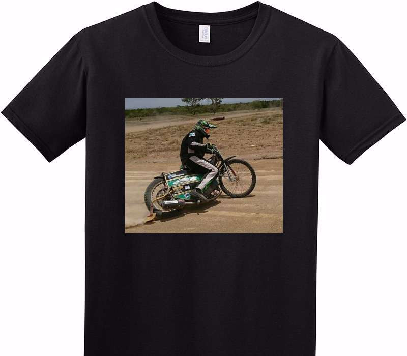 Custom Adult Soft Style 100% Cotton Black T-Shirt