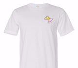 Custom Adult 100% Organic Cotton White T-Shirt