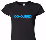 Custom Womens Soft Style 100% Cotton Black T-Shirt