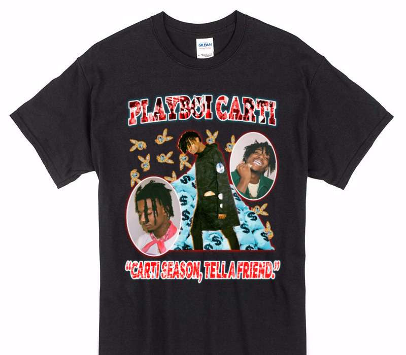 Custom Gildan 100% Cotton Black T-Shirt