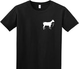 Custom Adult Soft Style 100% Cotton Black T-Shirt