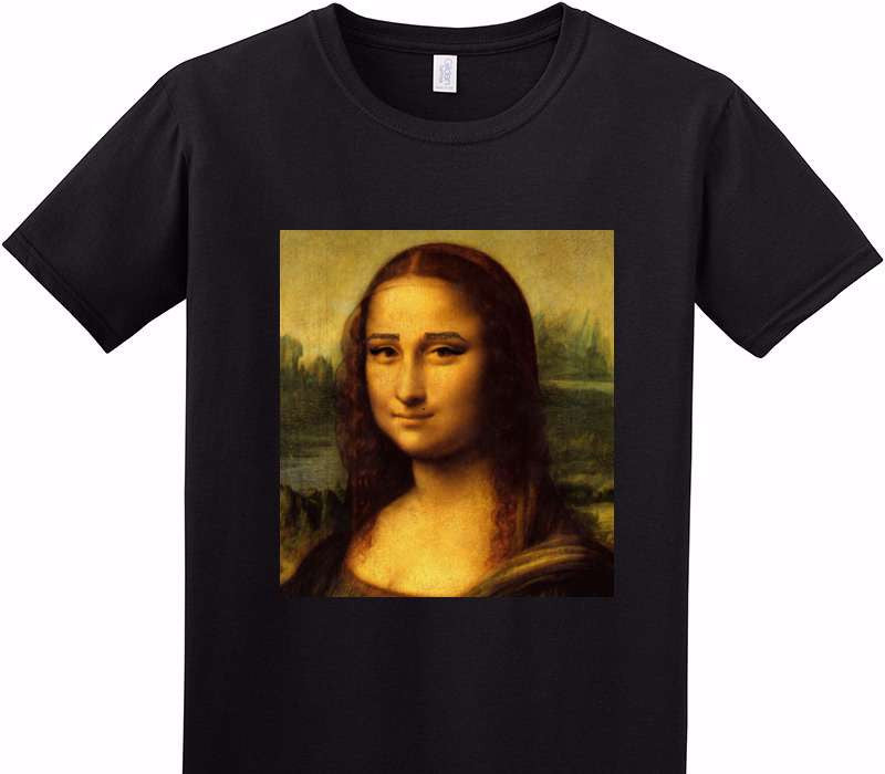 Custom Adult Soft Style 100% Cotton Black T-Shirt