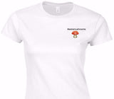 Custom Womens Soft Style 100% Cotton White T-Shirt