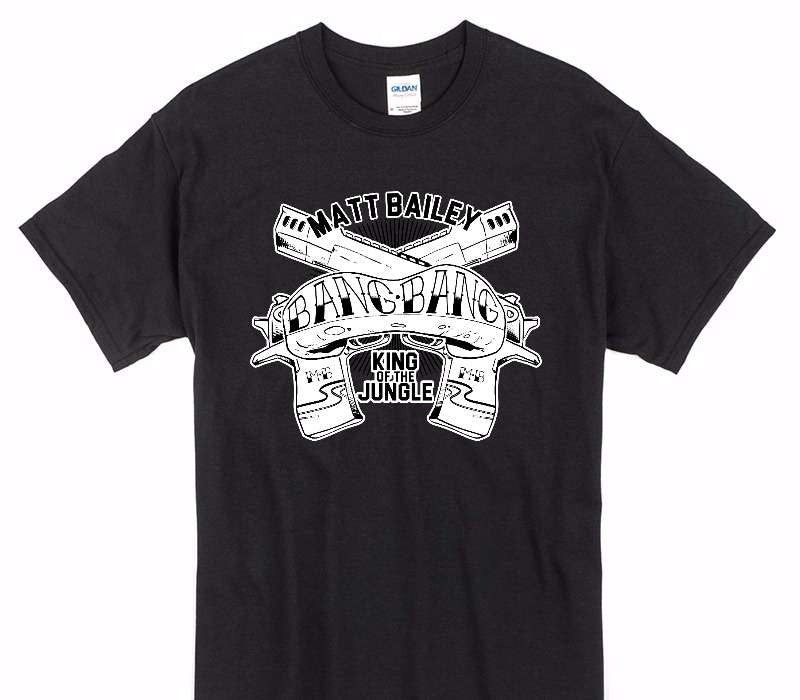 Custom Gildan 100% Cotton Black T-Shirt