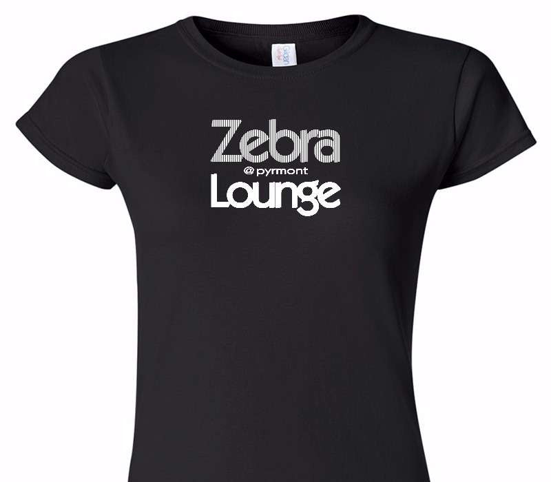 Custom Womens Soft Style 100% Cotton Black T-Shirt