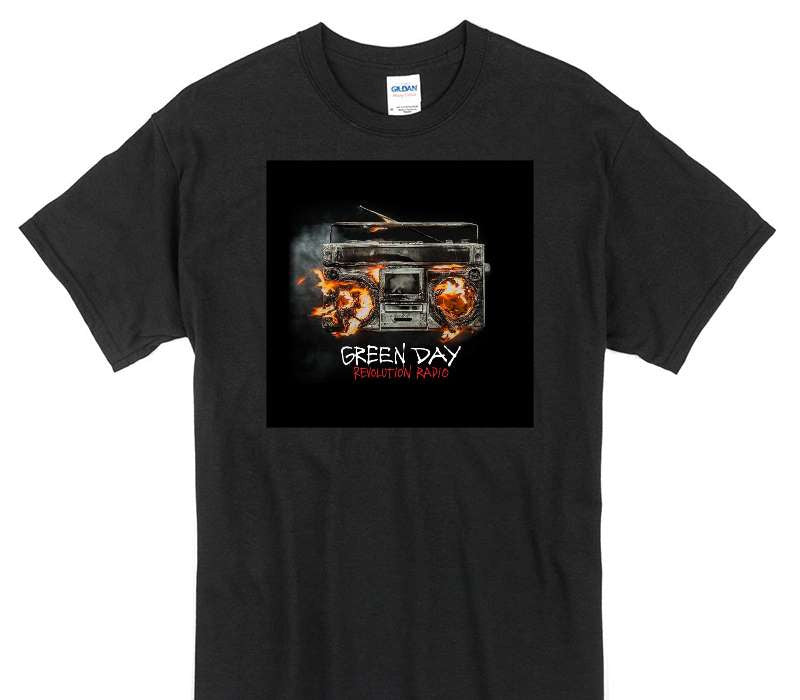 Custom Gildan 100% Cotton Black T-Shirt