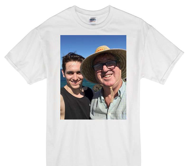 Custom Gildan 100% Cotton White T-Shirt