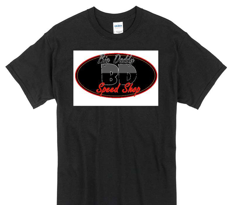 Custom Gildan 100% Cotton Black T-Shirt