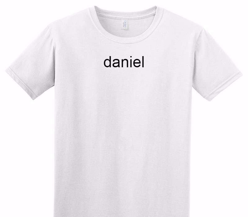 Custom Adult Soft Style 100% Cotton White T-Shirt
