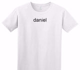Custom Adult Soft Style 100% Cotton White T-Shirt