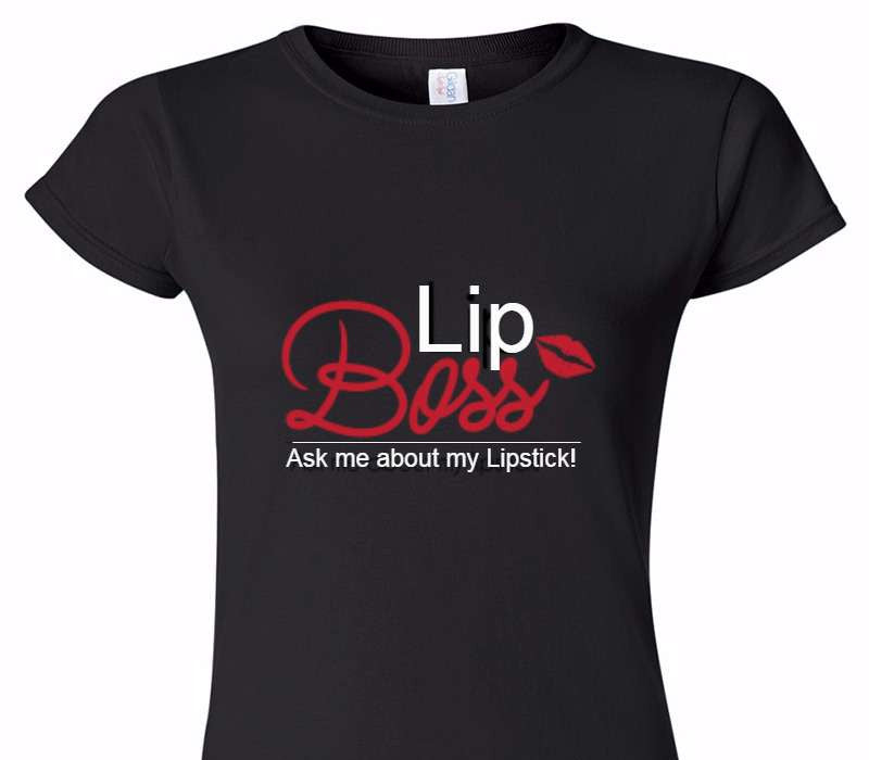 Custom Womens Soft Style 100% Cotton Black T-Shirt