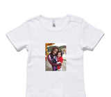 Custom AS Colour White Baby T-Shirt