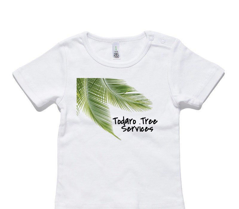 Custom AS Colour White Baby T-Shirt