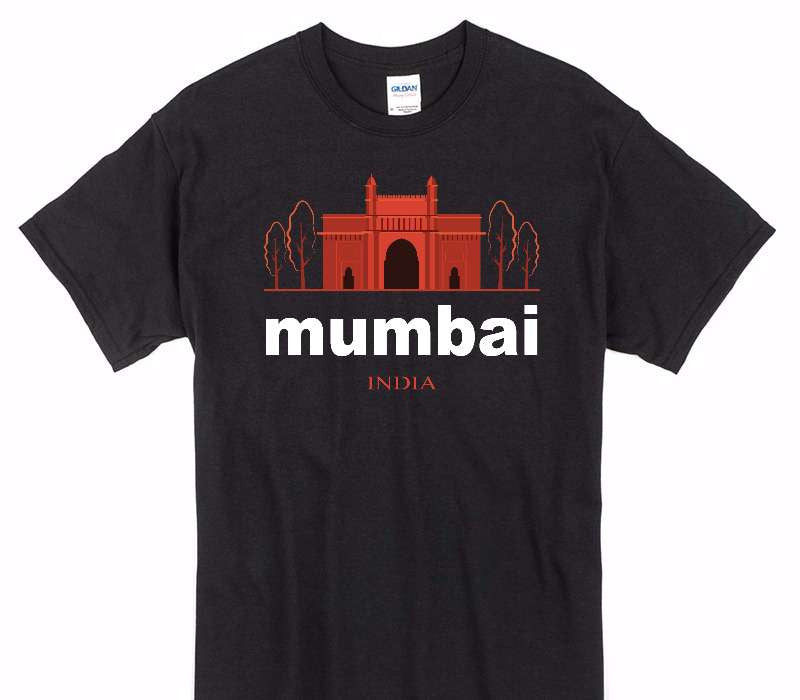 Custom Gildan 100% Cotton Black T-Shirt