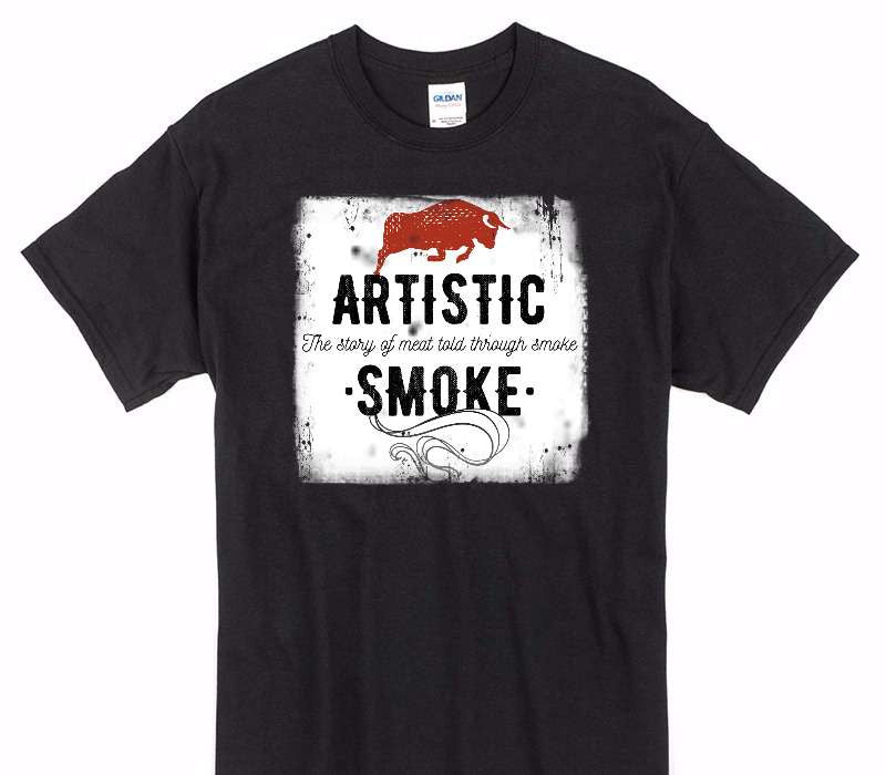 Custom Gildan 100% Cotton Black T-Shirt