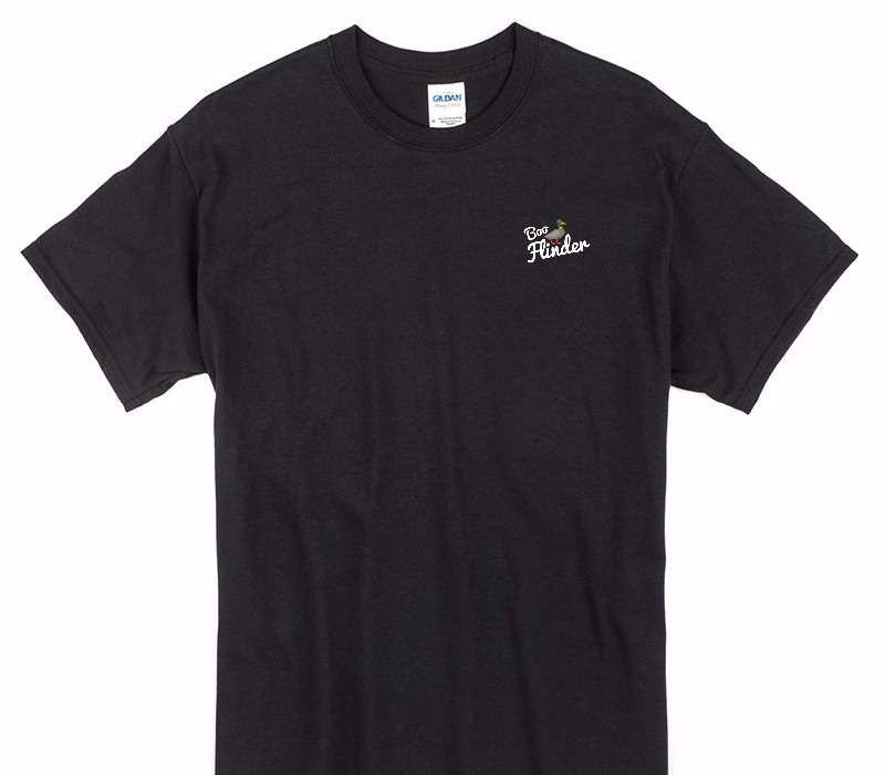Custom Gildan 100% Cotton Black T-Shirt