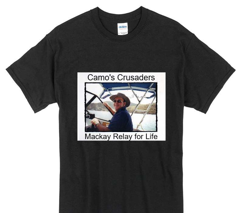 Custom Gildan 100% Cotton Black T-Shirt