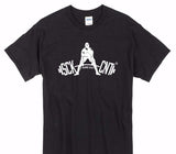 Custom Gildan 100% Cotton Black T-Shirt