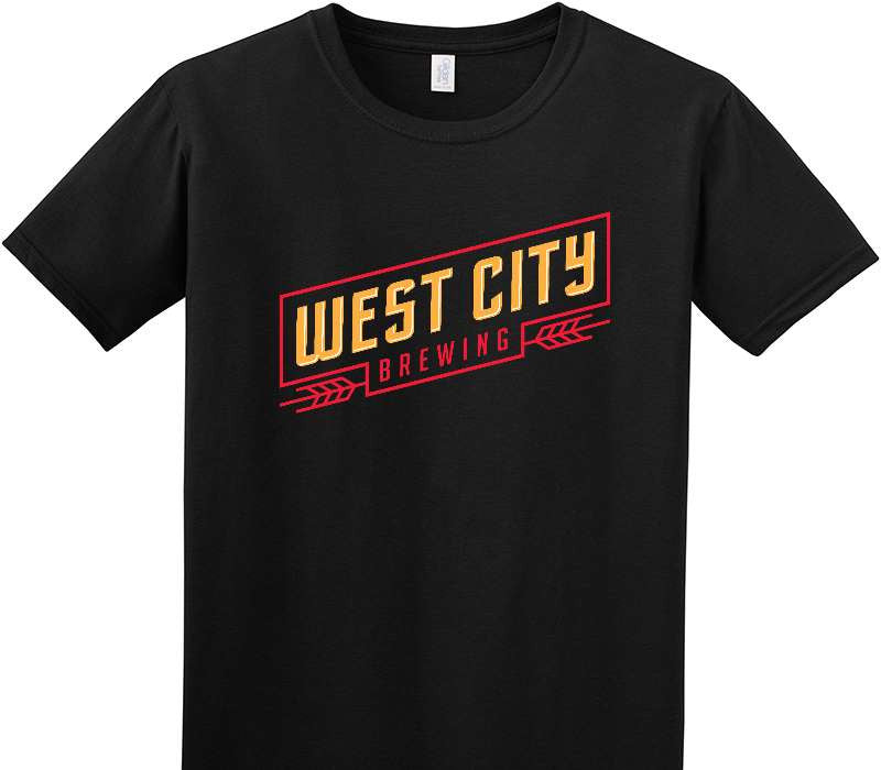 Custom Adult Soft Style 100% Cotton Black T-Shirt