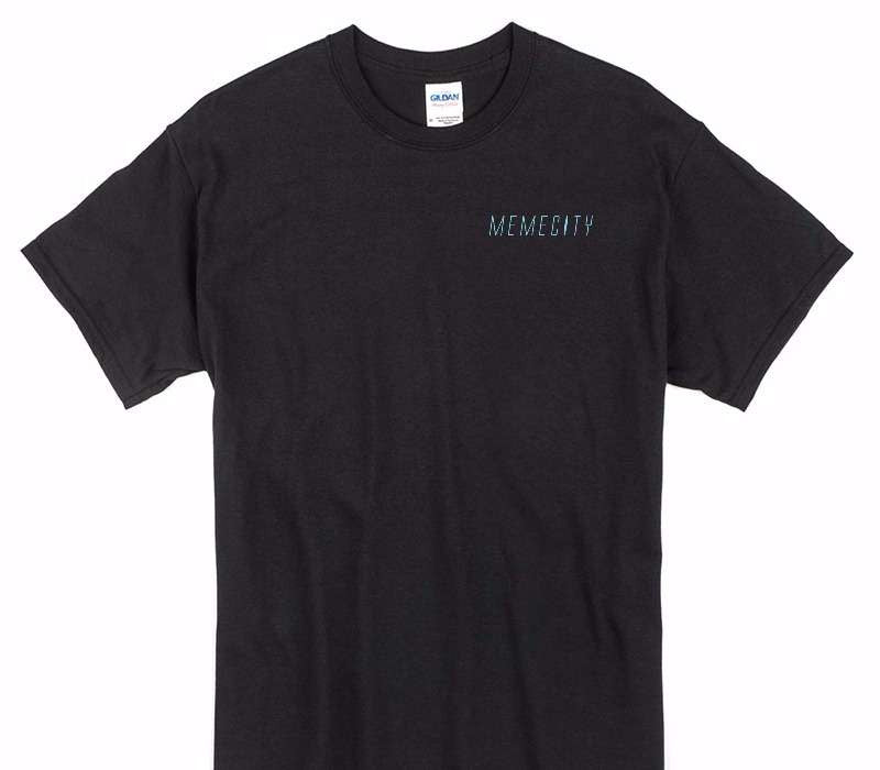 Custom Gildan 100% Cotton Black T-Shirt