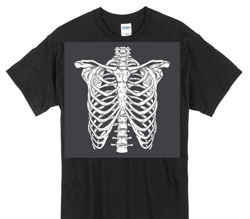 Custom Gildan 100% Cotton Black T-Shirt