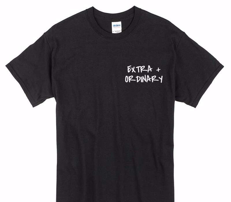 Custom Gildan 100% Cotton Black T-Shirt
