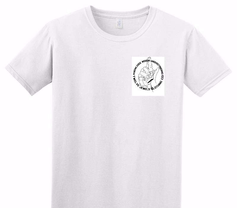 Custom Adult Soft Style 100% Cotton White T-Shirt