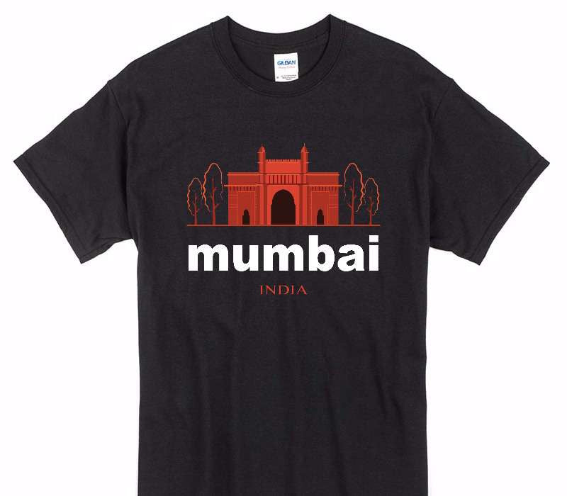 Custom Gildan 100% Cotton Black T-Shirt