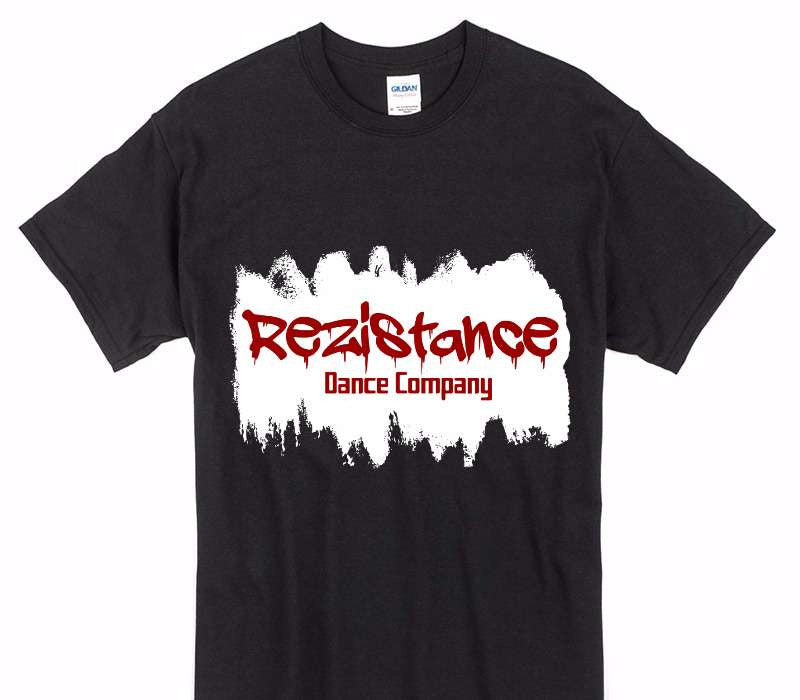 Custom Gildan 100% Cotton Black T-Shirt