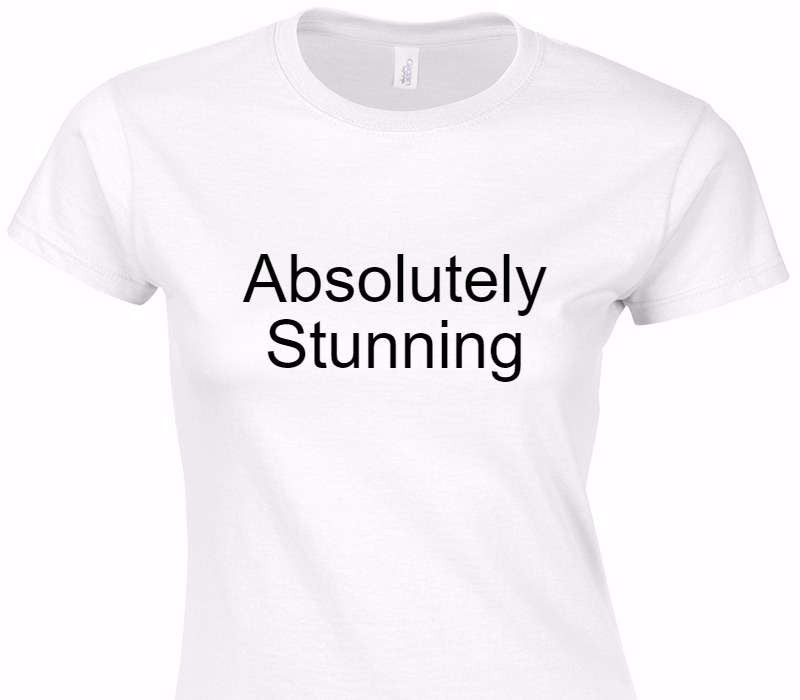 Custom Womens Soft Style 100% Cotton White T-Shirt