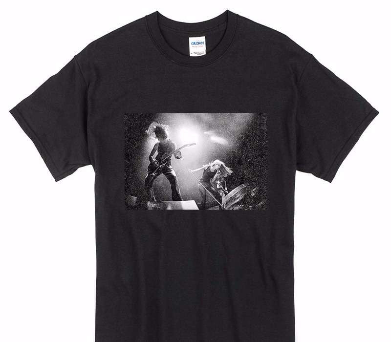 Custom Gildan 100% Cotton Black T-Shirt