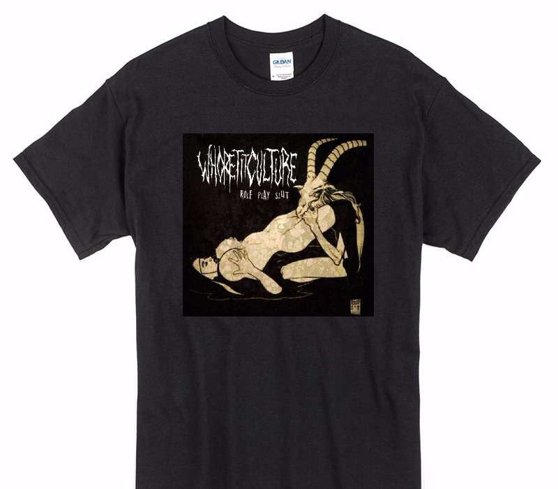 Custom Gildan 100% Cotton Black T-Shirt