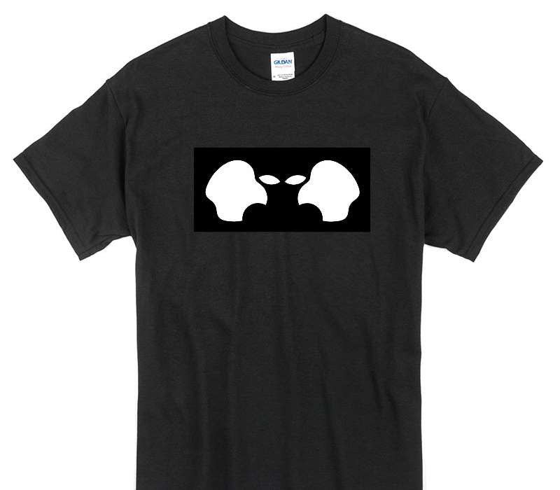 Custom Gildan 100% Cotton Black T-Shirt