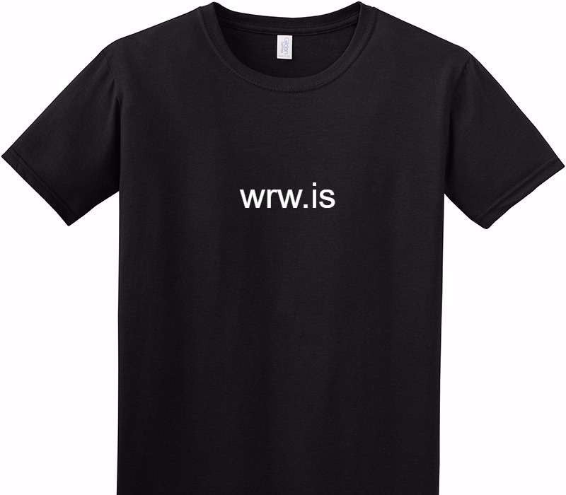 Custom Adult Soft Style 100% Cotton Black T-Shirt
