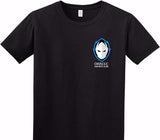 Custom Adult Soft Style 100% Cotton Black T-Shirt
